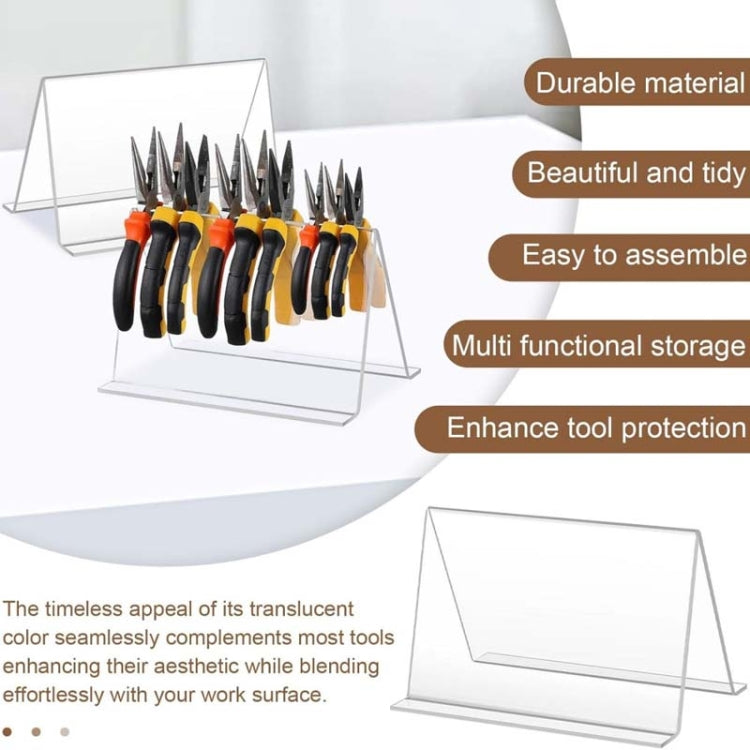 YX138 Acrylic Jewelry Pliers Organizer Multifunctional Tools Display Rack