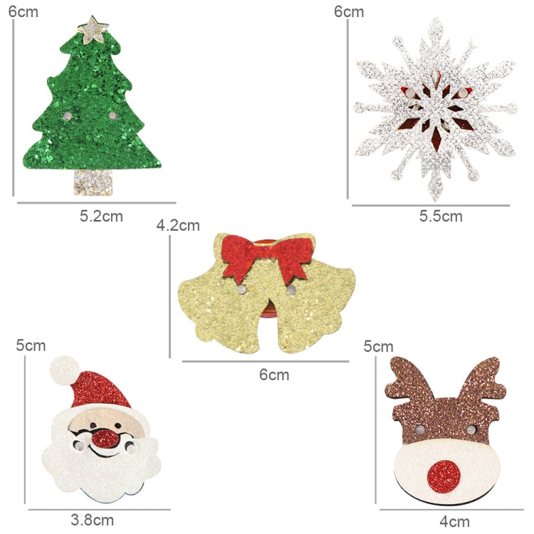 Cartoon Luminous Brooch Decoration Christmas Children and Adult Dress-up Props(Santa Claus) - free shipping - PMc TechLife - Order now!