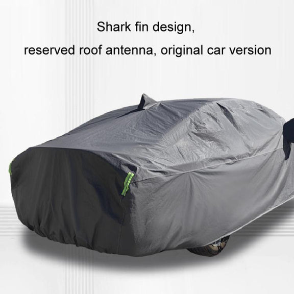 Sedan Car EVA Plus Velvet Thickened Heat Insulation Sunshade With Shark Fin, Size: L+ 4.75x1.75x1.5m