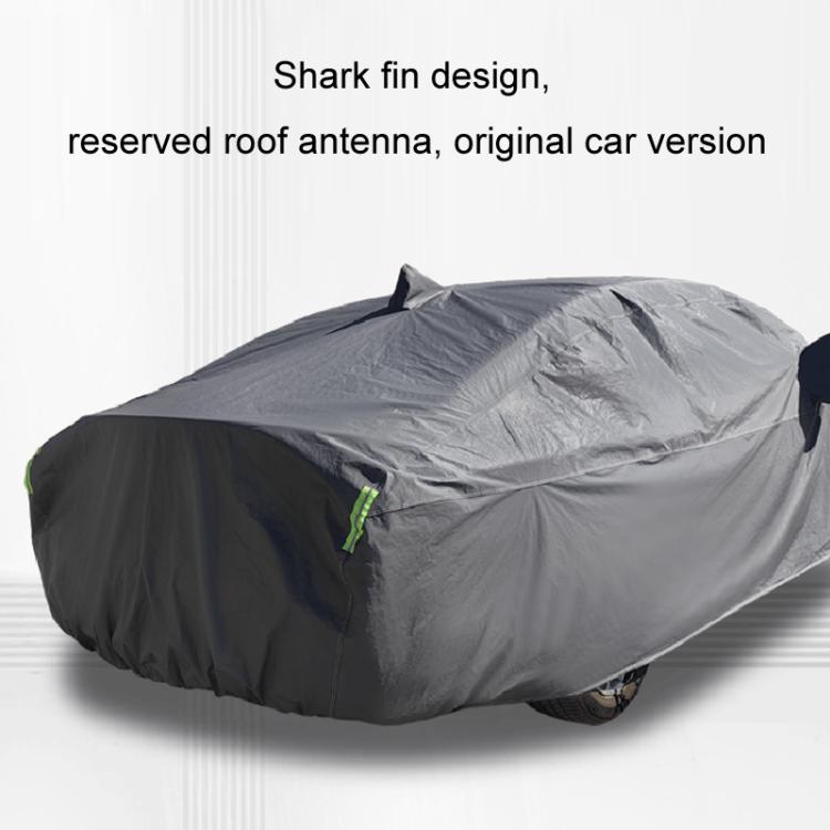 Sedan Car EVA Plus Velvet Thickened Heat Insulation Sunshade With Shark Fin, Size: L+ 4.75x1.75x1.5m