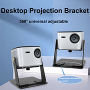Punch-free Desktop Metal Adjustable Projector Stand(Black)