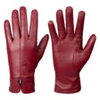 Women Sheepskin Wool Fleece Lined Windproof Warm Gloves Touchscreen Thick Snow Driving Gloves, Size: M(Red) - free shipping - PMC TechLife - Order now!