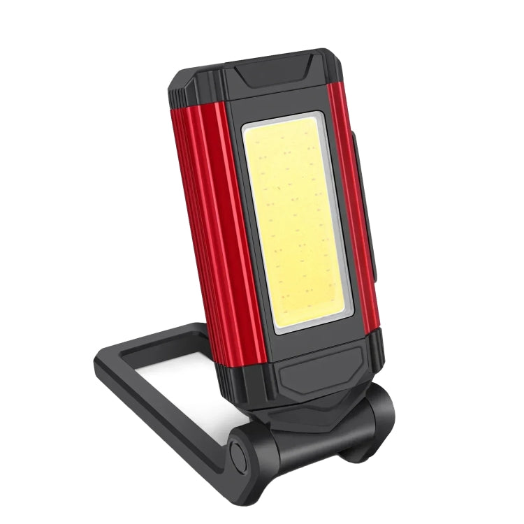 E-SMARTER K011 USB Rechargeable Repair Light With Magnet COB Strong Light Flashlight, Style: A Foldable Red - Other Tools by E-SMARTER | Online Shopping South Africa | PMC Jewellery | Buy Now Pay Later Mobicred