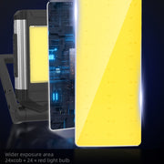 E-SMARTER K011 USB Rechargeable Repair Light With Magnet COB Strong Light Flashlight, Style: B Simple Red