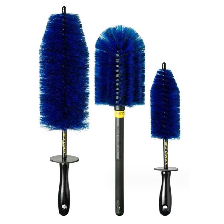 3pcs /Set Car Wash Engine Compartment Cleaning Detail Brush(Blue) - Car washing supplies by PMC TechLife | Online Shopping South Africa | PMC TechLife | Buy Now Pay Later Mobicred