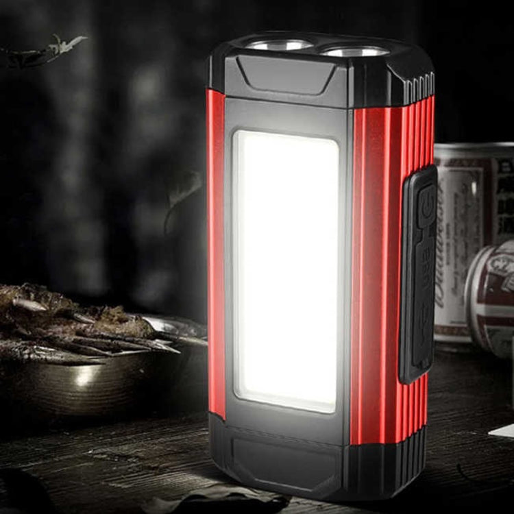 E-SMARTER K011 Bike LED Lamp USB Rechargeable Cycling Light COB Bright Flashlight(Silver) - free shipping - PMC Jewellery - Order now!