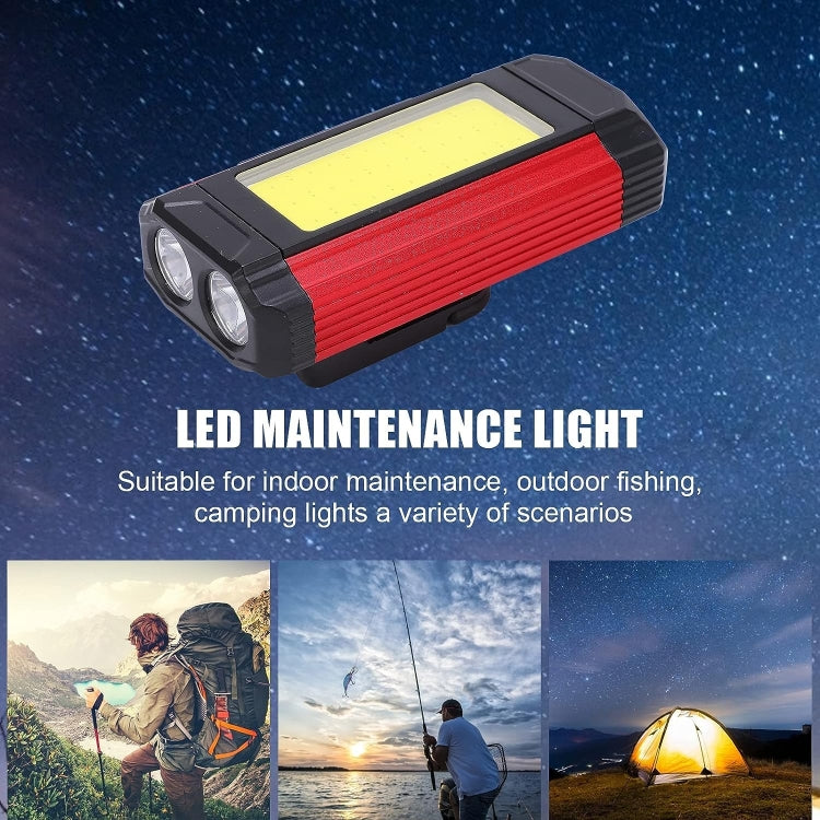 E-SMARTER K011 Bike LED Lamp USB Rechargeable Cycling Light COB Bright Flashlight(Silver) - free shipping - PMC Jewellery - Order now!