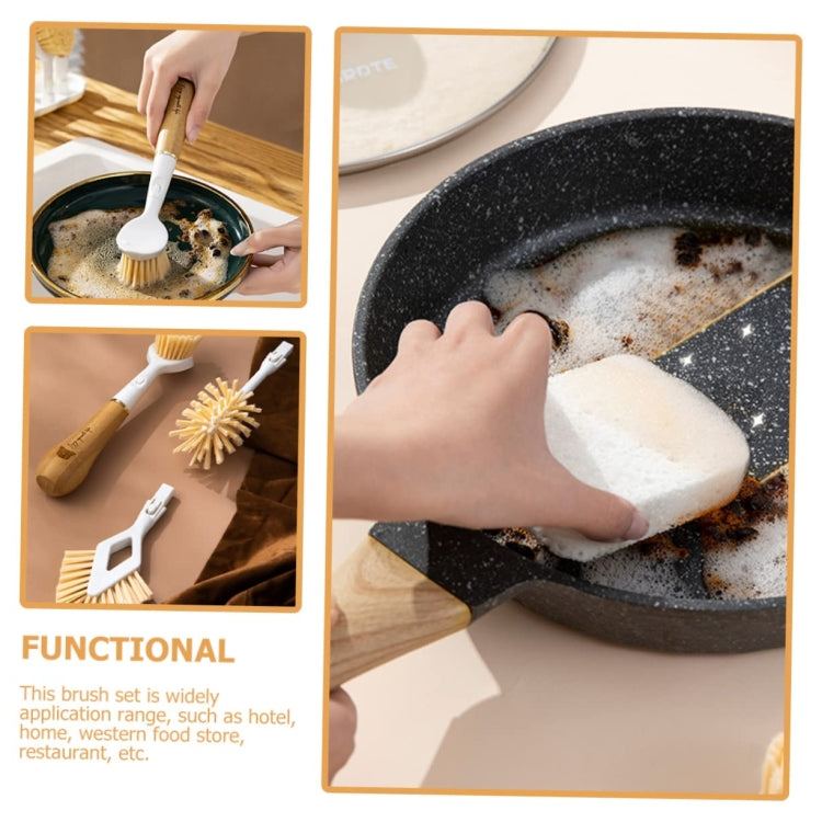 Kitchen 4 in 1 Cleaning Brush Set for Cleaning Pots / Bowls / Gaps / Cups - Cleaning Tools by PMc TechLife | Online Shopping South Africa | PMc TechLife | Buy Now Pay Later Mobicred