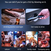 Portable Digital Alcohol Tester Breathalyzer Rechargeable Alcohol Test Tool