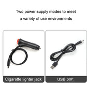 Eight-Color LED Voice Control Car Music Rhythm Atmosphere Light, Specification: 5V USB APP
