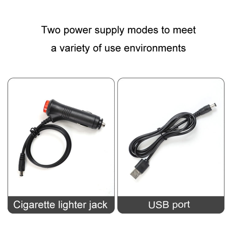Eight-Color LED Voice Control Car Music Rhythm Atmosphere Light, Specification: 5V USB APP