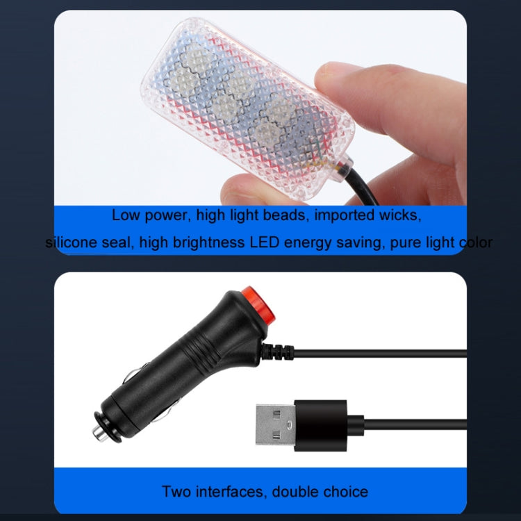 Eight-Color LED Voice Control Car Music Rhythm Atmosphere Light, Specification: 5V USB APP + Remote Control - Atmosphere lights by PMC TechLife | Online Shopping South Africa | PMC TechLife | Buy Now Pay Later Mobicred