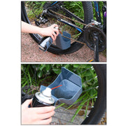Motorcycle Bicycle Chain Cleaner Oil Storage Tool Box(Gray)