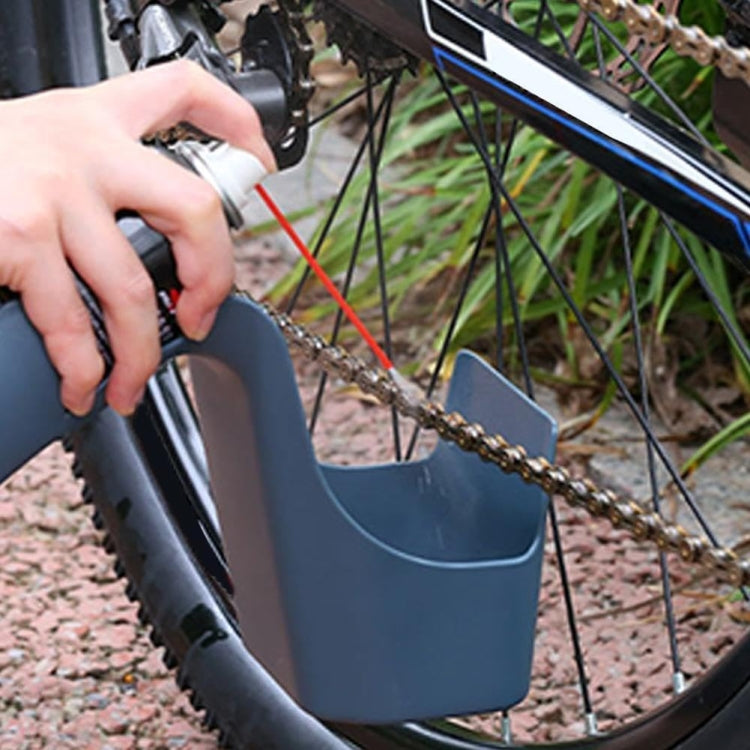 Motorcycle Bicycle Chain Cleaner Oil Storage Tool Box(Gray)