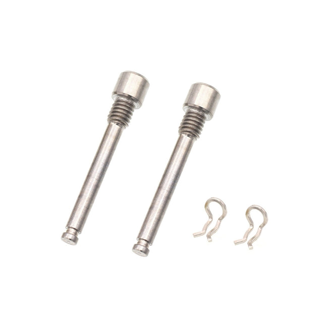 Mountain Road Bicycle Titanium Alloy Clip Pad Latch With Retaining Spring, Color: Pin + Circlip Titanium