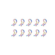 Mountain Road Bicycle Titanium Alloy Retaining Spring, Color: Steel Circlip Colorful