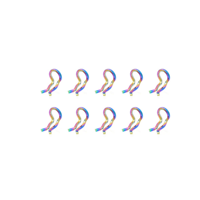Mountain Road Bicycle Titanium Alloy Retaining Spring, Color: Steel Circlip Colorful