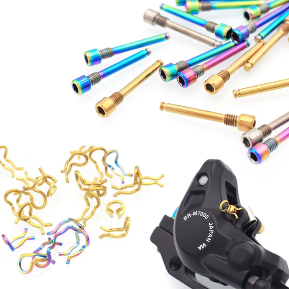 Mountain Road Bicycle Titanium Alloy Retaining Spring, Color: Steel Circlip Colorful