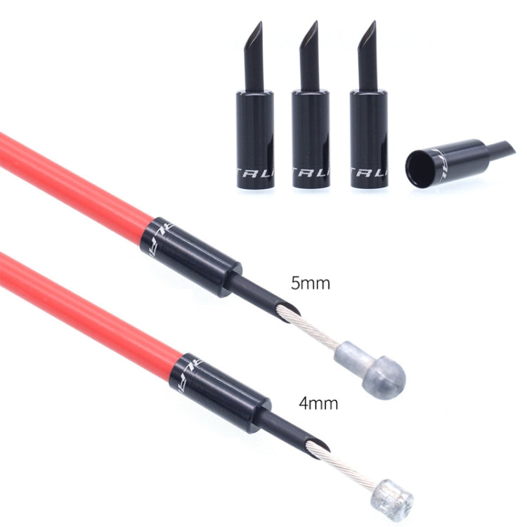 TRLREQ 4pcs Bicycle Rat-Tail Brake Line Extension Cap(4mm Shift Cap) - free shipping - PMC Jewellery - Order now!
