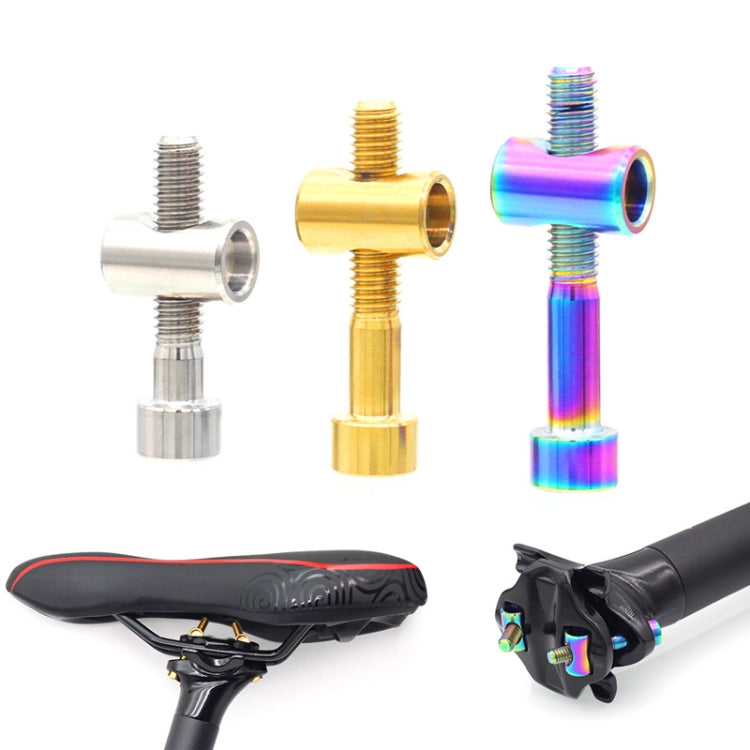 Bicycle Titanium Alloy Seat Post Locking Screws, Color: M6x30 Colorful - Bicycle Saddle by PMC TechLife | Online Shopping South Africa | PMC TechLife | Buy Now Pay Later Mobicred