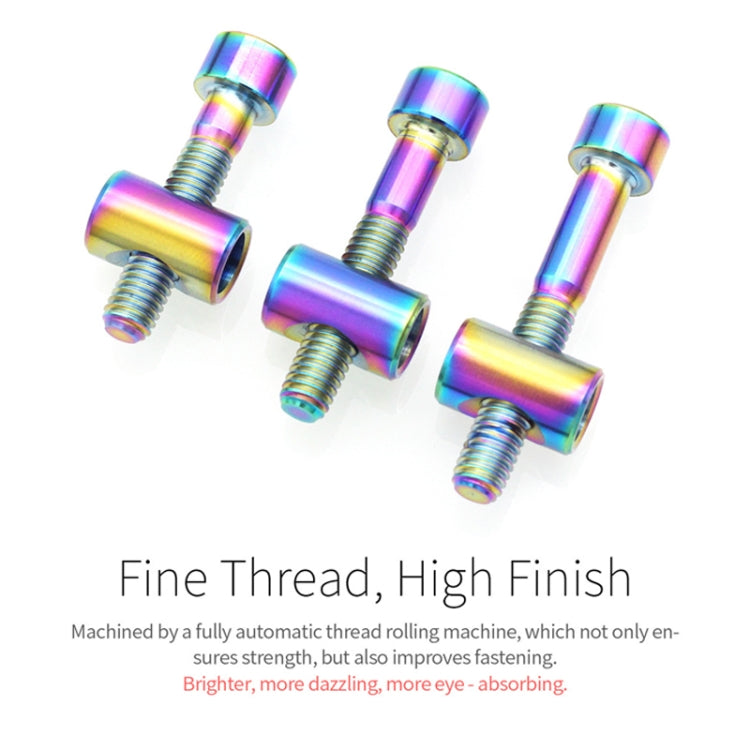 Bicycle Titanium Alloy Seat Post Locking Screws, Color: M6x30 Titanium - Bicycle Saddle by PMC TechLife | Online Shopping South Africa | PMC TechLife | Buy Now Pay Later Mobicred
