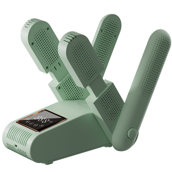 UV Antibacterial LED Touch Intelligent Constant Temperature Shoe Dryer, Spec: US Plug(Green)