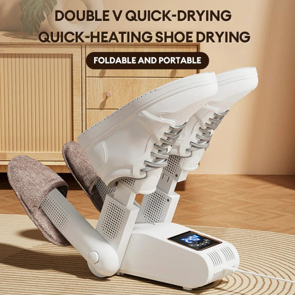 UV Antibacterial LED Touch Intelligent Constant Temperature Shoe Dryer, Spec: US Plug(Green)