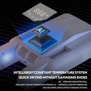 UV Antibacterial LED Touch Intelligent Constant Temperature Shoe Dryer, Spec: EU Plug(White)