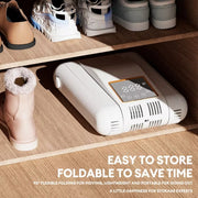 UV Antibacterial LED Touch Intelligent Constant Temperature Shoe Dryer, Spec: EU Plug(Green)
