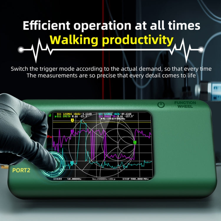 BSIDE P5 Handheld Vector Network Analyser Colorful Screen Network Tester - Lan Cable and Tools by BSIDE | Online Shopping South Africa | PMC TechLife | Buy Now Pay Later Mobicred
