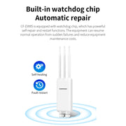 COMFAST CF-EW85 1300Mbps 2.4G/5.8G Gigabit Wireless AP Signal Amplifier Supports DC/POE Power Supply US Plug