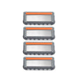 4pcs /Pack Six Blade OpenBack System Skin Razor Refills for Men - Accessories by PMC TechLife | Online Shopping South Africa | PMC TechLife | Buy Now Pay Later Mobicred