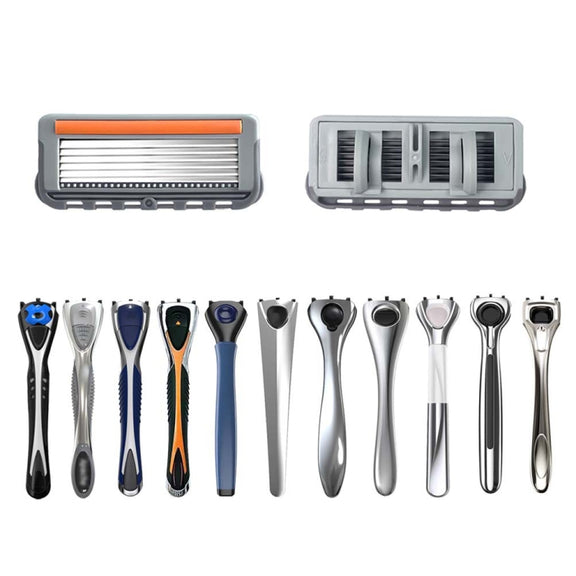 4pcs /Pack Six Blade OpenBack System Skin Razor Refills for Men