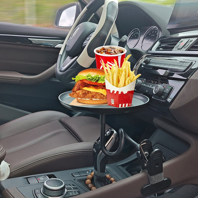 Adjustable Car Food Tray Clip-On Vehicle Small Dining Table Storage Shelf - Car Drink Holders by PMC TechLife | Online Shopping South Africa | PMC TechLife | Buy Now Pay Later Mobicred