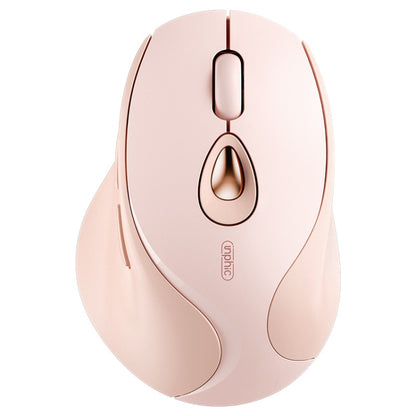 Inphic DR801 2.4G+Bluetooth 5.0/4.0 Wireless Mouse USB Tri-Mode Mute Rechargeable Girls Office Home Gaming Mouse(Pink) - free shipping - PMC Jewellery - Order now!