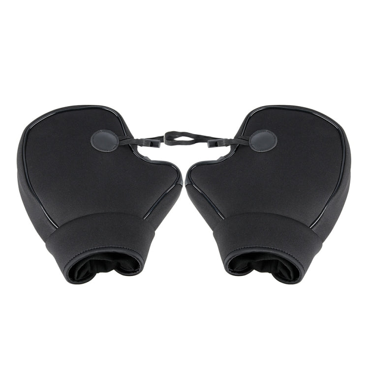 Motorcycle Riding Velvet Warm Grip Gloves(Black) - Protective Gear by PMC TechLife | Online Shopping South Africa | PMC TechLife | Buy Now Pay Later Mobicred