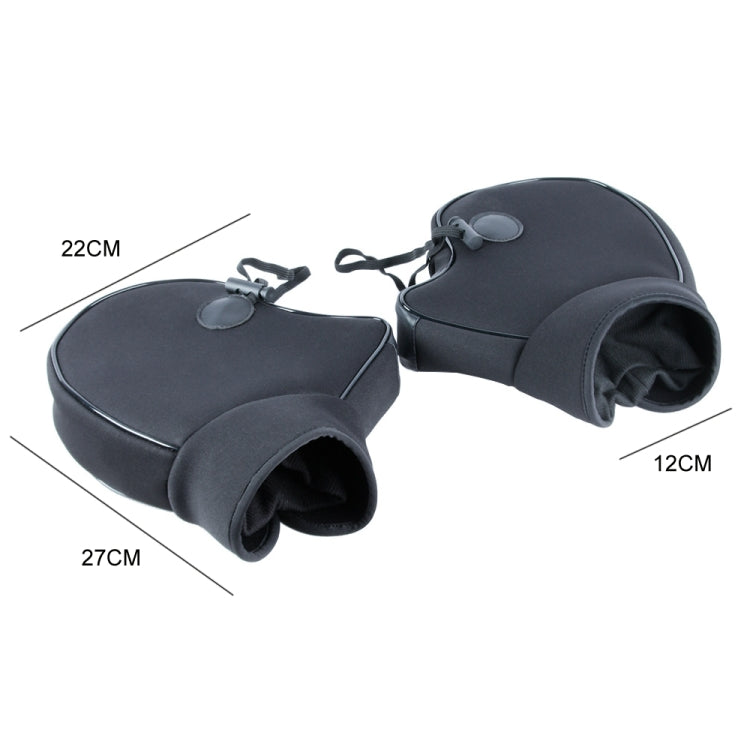 Motorcycle Riding Velvet Warm Grip Gloves(Black) - Protective Gear by PMC TechLife | Online Shopping South Africa | PMC TechLife | Buy Now Pay Later Mobicred