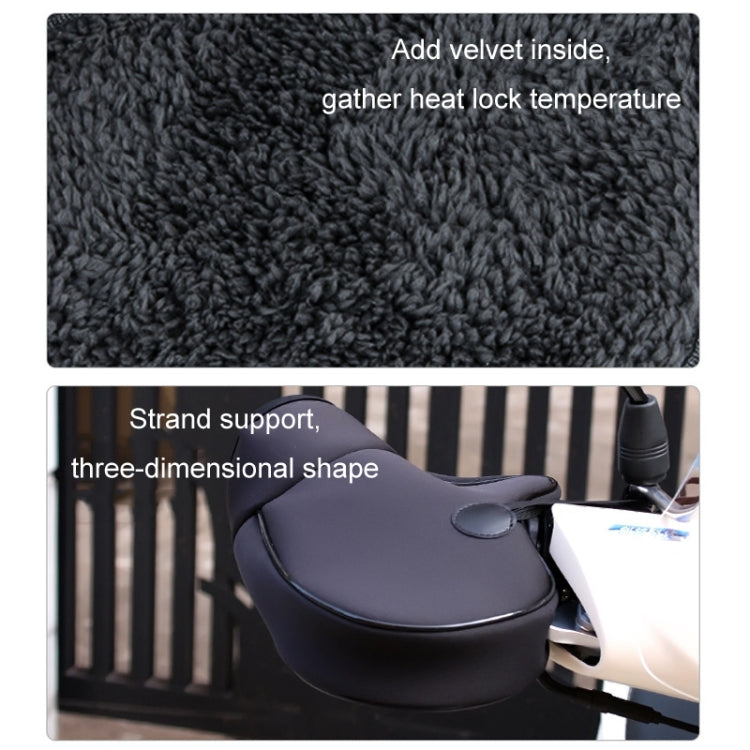 Motorcycle Riding Velvet Warm Grip Gloves(Black) - Protective Gear by PMC TechLife | Online Shopping South Africa | PMC TechLife | Buy Now Pay Later Mobicred