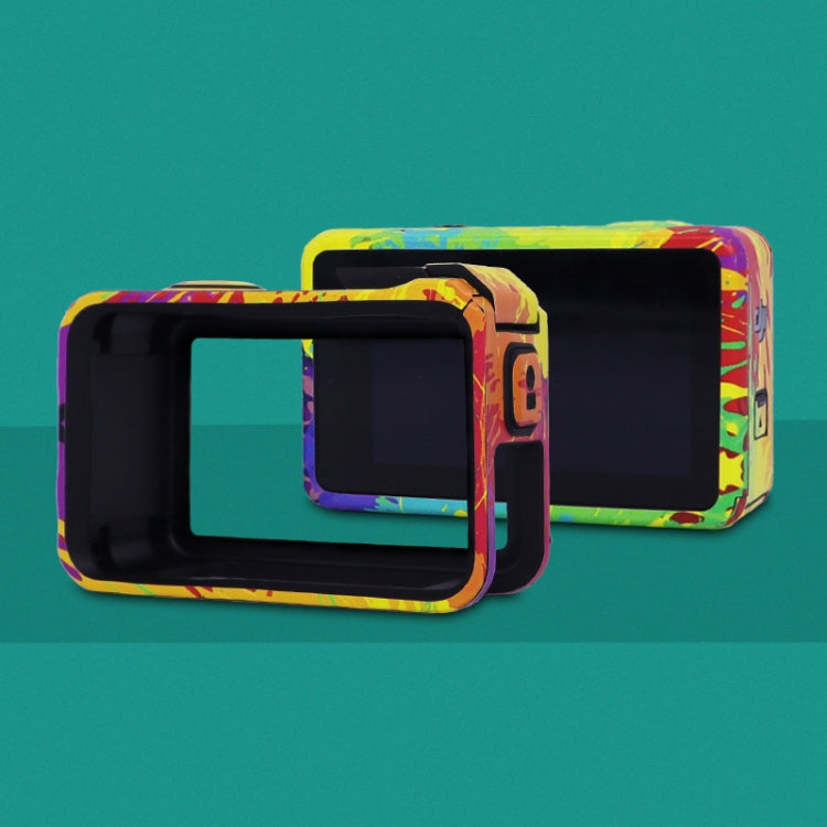 For DJI Action 4 Motion Camera Stickers All Inclusive Photo Frame Color Changing Stickers Accessories, Style: AC4-13 Snake Scale Black - free shipping - PMC TechLife - Order now!