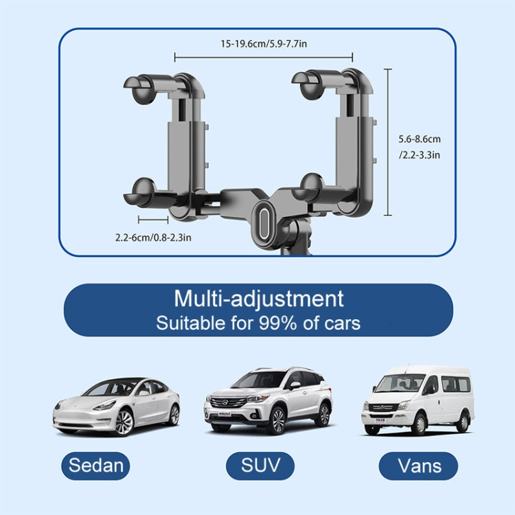 Vehicle Rearview Mirror Bracket Panoramic Sports Camera Car Mount Base Accessory - Universal Car Holders by PMC TechLife | Online Shopping South Africa | PMC TechLife | Buy Now Pay Later Mobicred