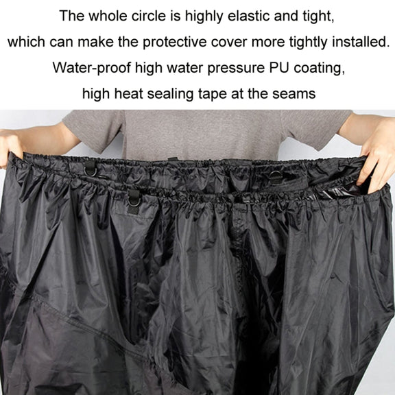 MESOROCK Motorcycle Light Durable Dustproof Rainproof Half Cover, Size: L