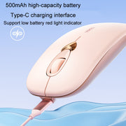 Inphic Q8 Gen 2 Bluetooth Mouse Wireless Silent Charging Office Business Girls Laptop Mouse(Milk Tea Color)