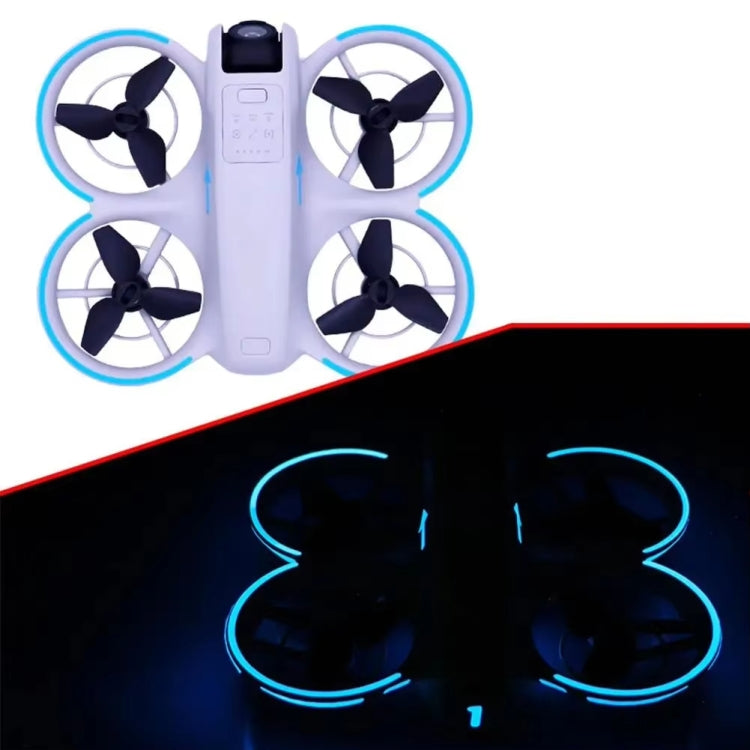 For DJI Neo Luminous Stickers Night Glow Cool Film(Sky Blue) - free shipping - PMC TechLife - Order now!