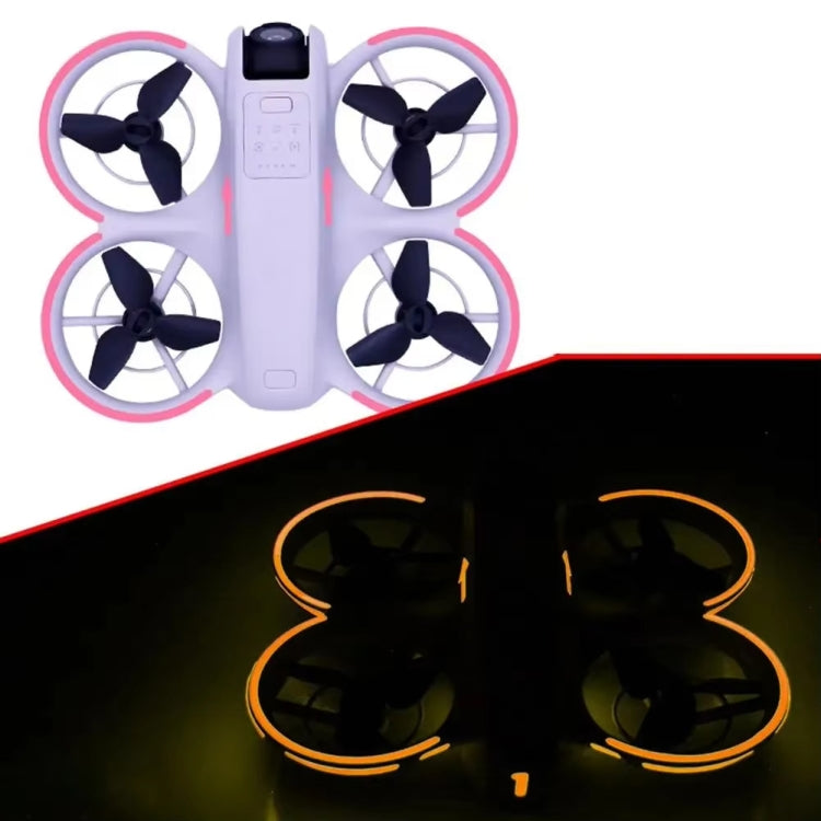 For DJI Neo Luminous Stickers Night Glow Cool Film(Pink) - free shipping - PMC TechLife - Order now!