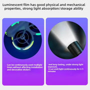 For DJI Neo Luminous Stickers Night Glow Cool Film(Yellow)