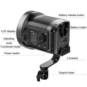 120W Photography Complementary Light Indoor Shooting Video Light, Style: VL-120C RGB