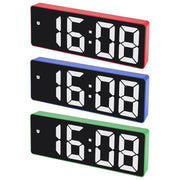 JX012 Multifunctional LED Electronic Clock Battery Plug-in Dual-purpose Bedside Alarm Clock(Red)