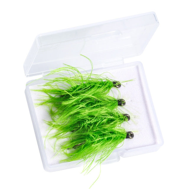 4pcs /Box Hooks Imitation Aquatic Grass Fishing Hooks Grass Hooks(6#)