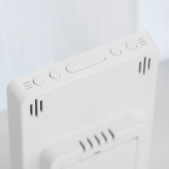 Multifunctional Temperature / Humidity Display Electronic Alarm Clock, Color: Green White