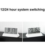 Multifunctional Temperature / Date Display Electronic Alarm Clock(Black Opaque)